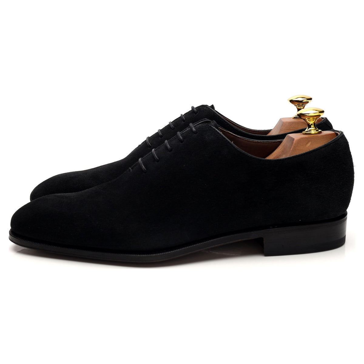 &#39;910&#39; Black Suede Wholecut Oxford UK 7 - 12