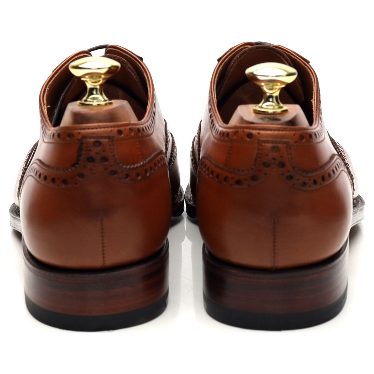 &#39;813&#39; Tan Brown Leather Oxford Brogues UK 7 - 11.5