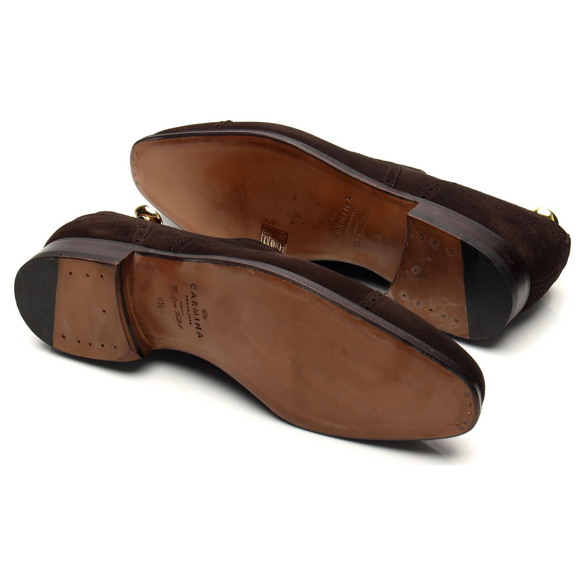 &#39;80214&#39; Dark Brown Suede Oxford Brogues UK 7 - 10