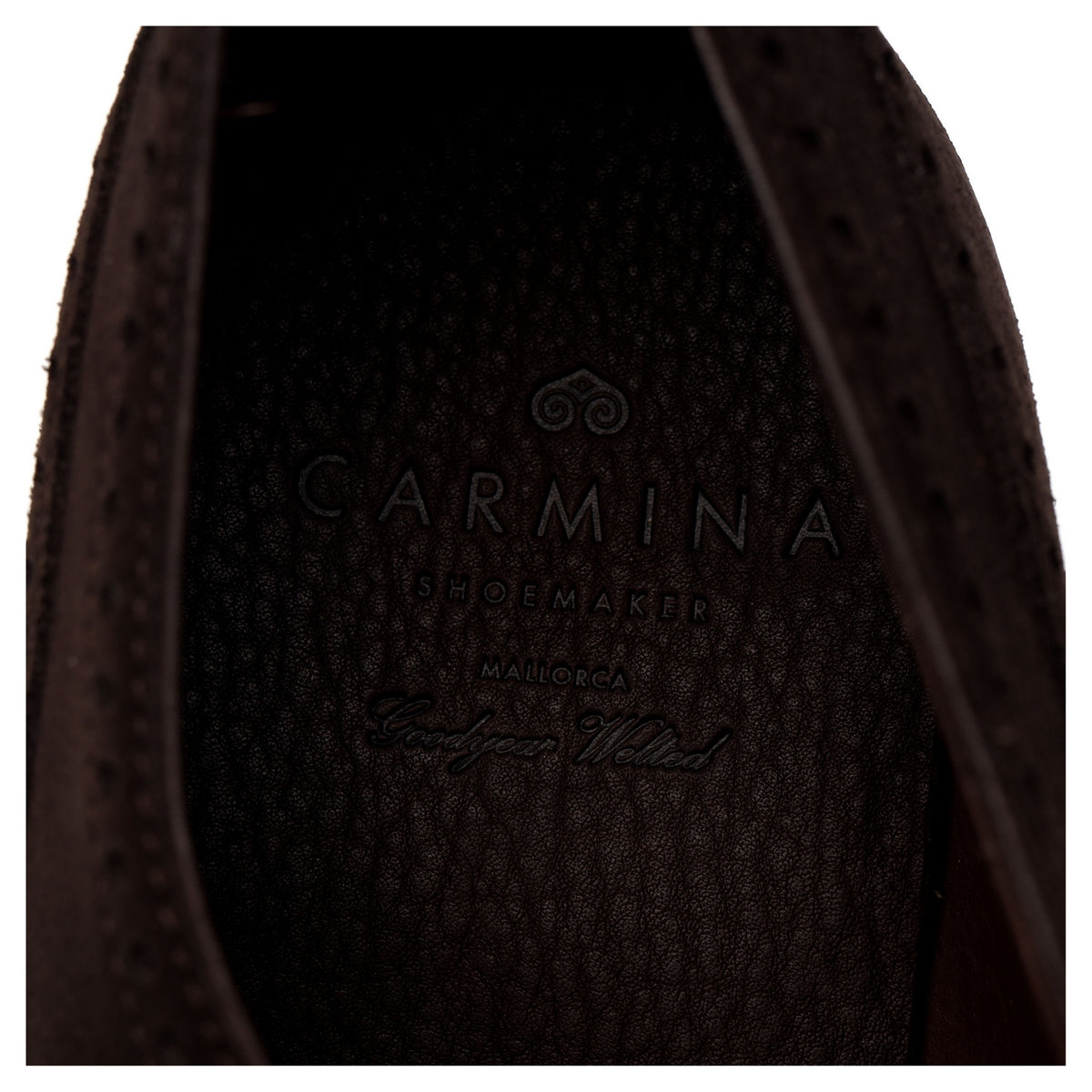 &#39;80214&#39; Dark Brown Suede Oxford Brogues UK 7 - 10