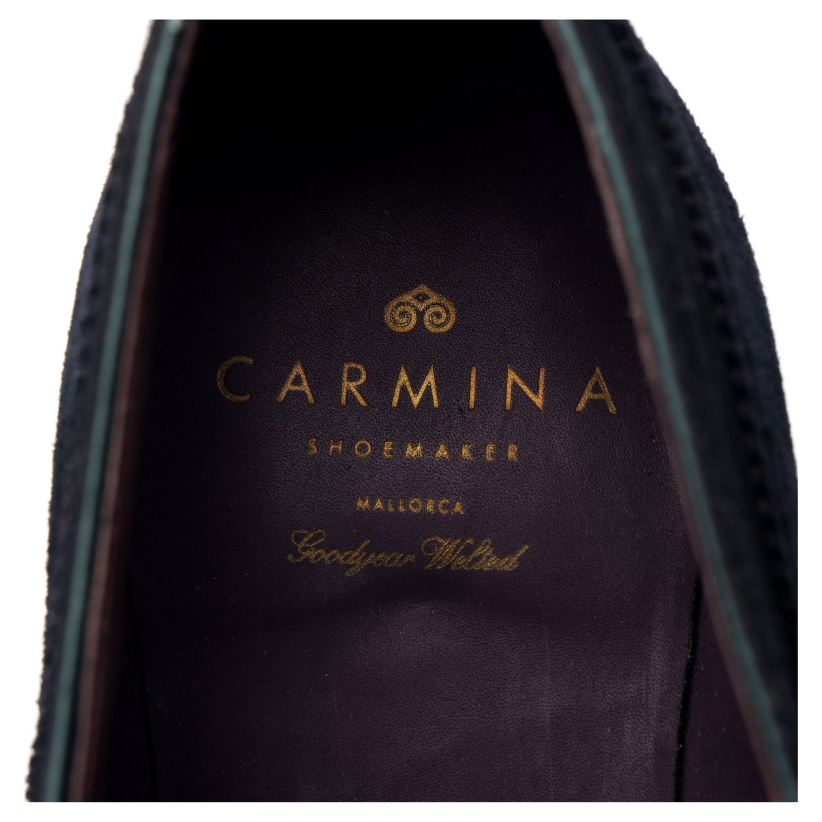 &#39;813&#39; Navy Blue Suede Oxford Brogues UK 8.5 - 10.5