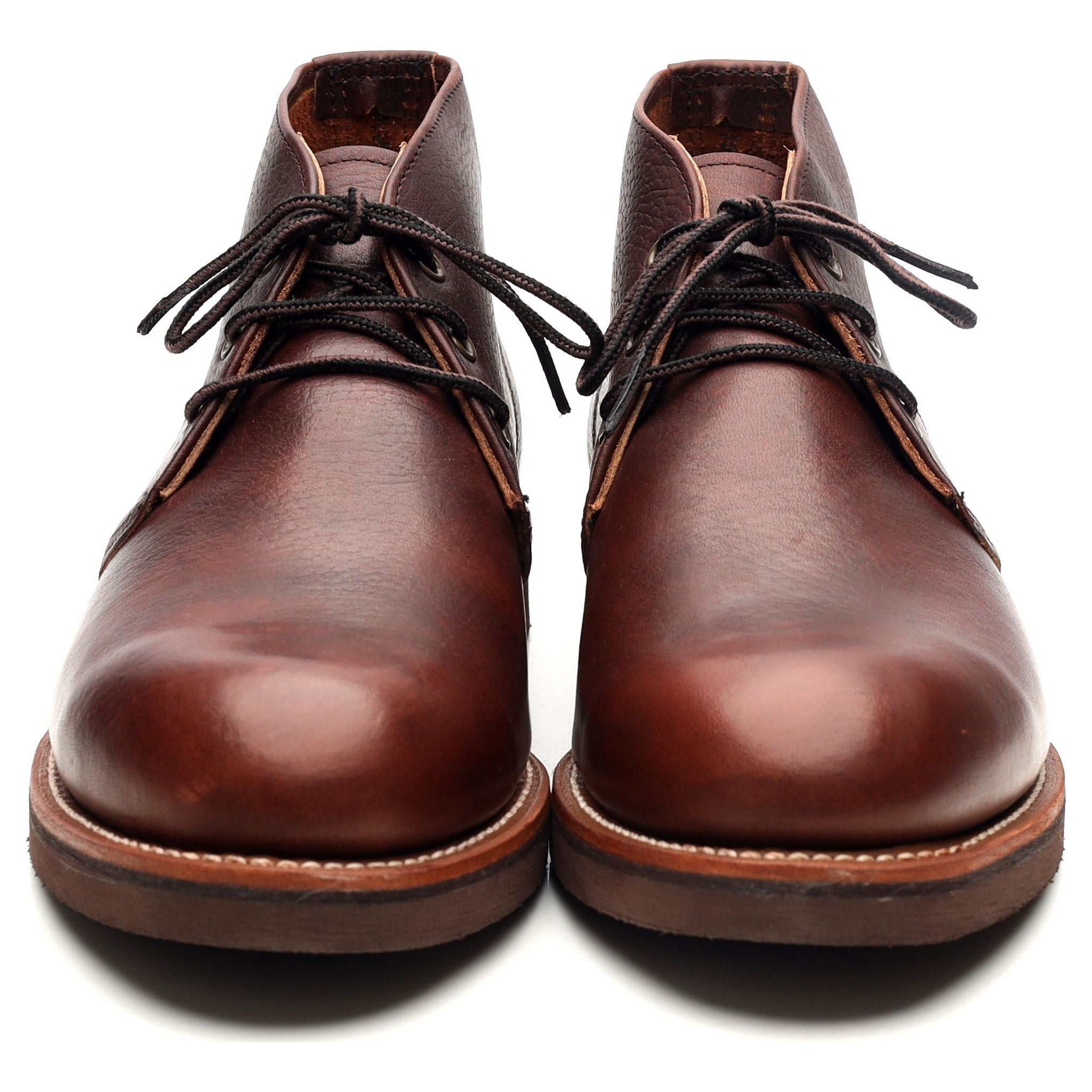 9215' Brown Leather Chukka Boots UK 9 US 10 - Abbot's Shoes