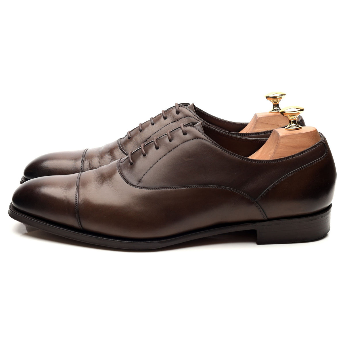 Dark Brown Leather Oxford UK 10 E