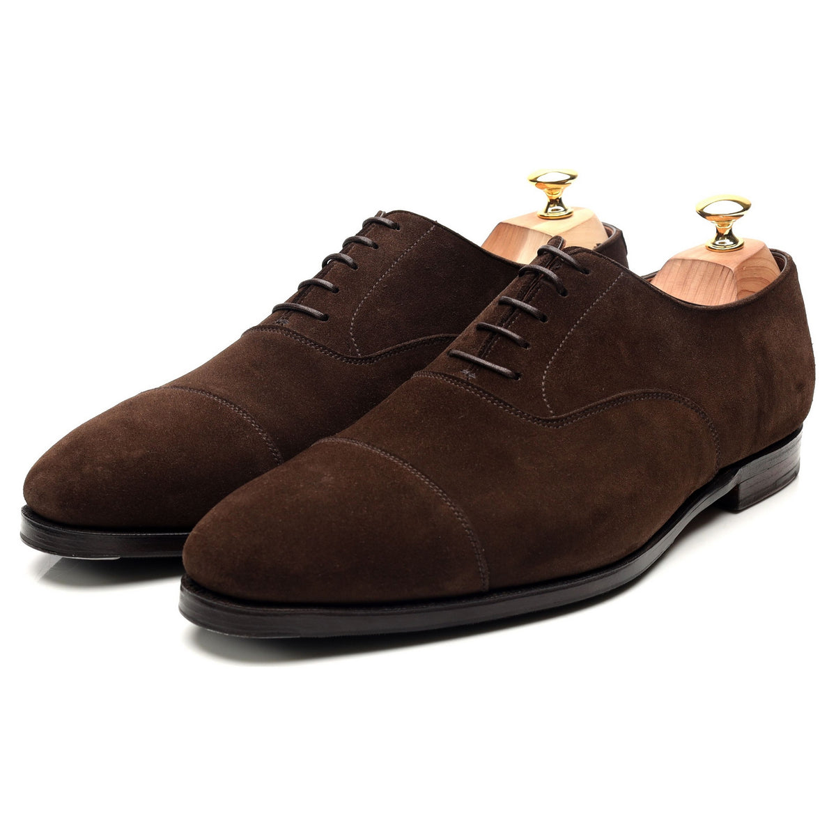 &#39;Audley&#39; Dark Brown Suede Oxford UK 10.5 E