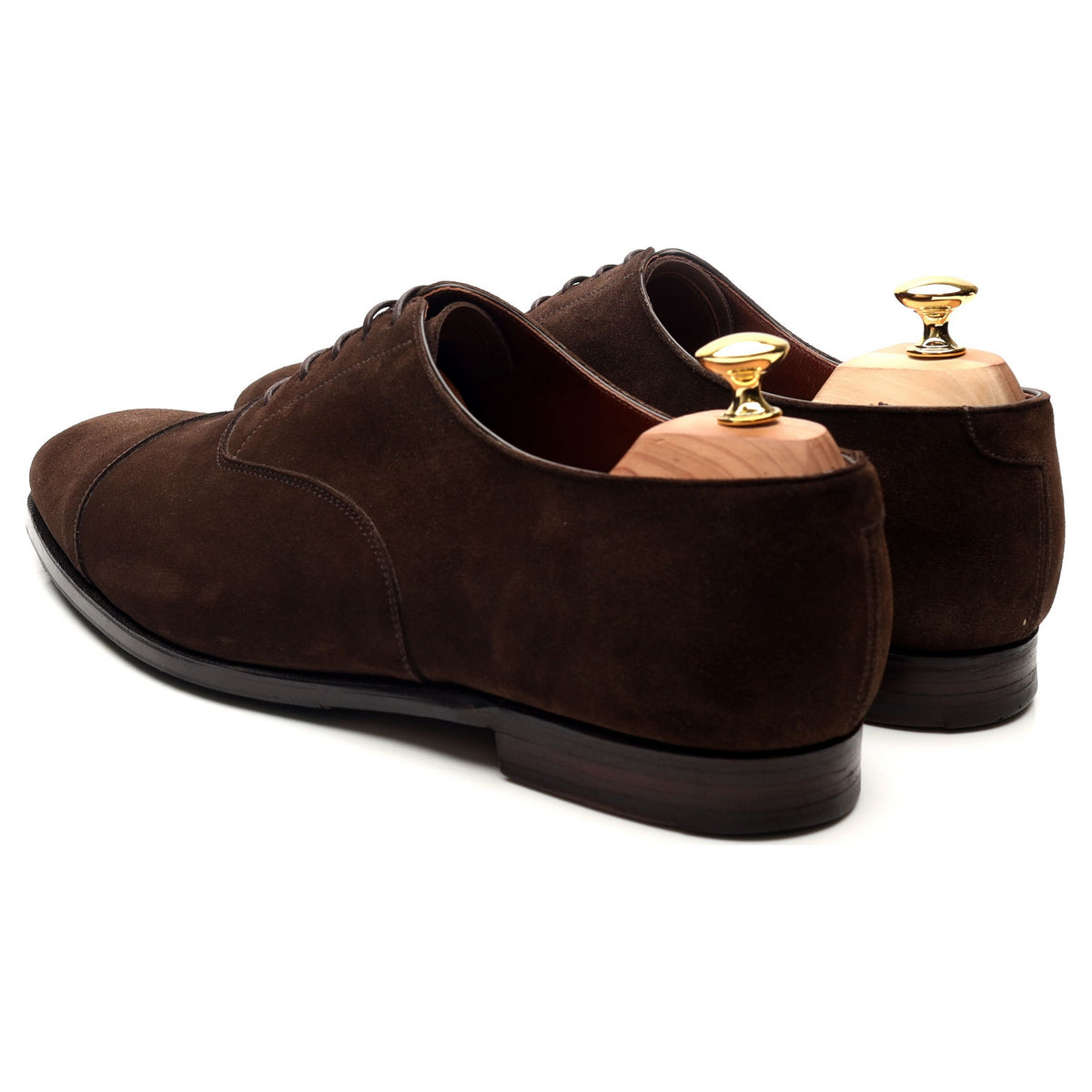 &#39;Audley&#39; Dark Brown Suede Oxford UK 10.5 E