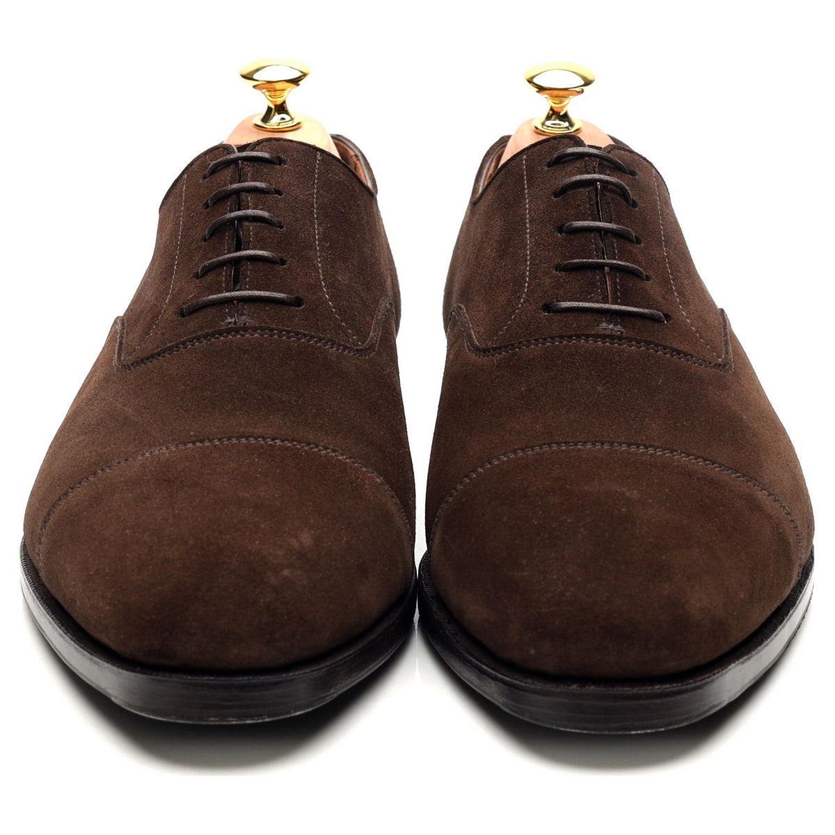 &#39;Audley&#39; Dark Brown Suede Oxford UK 10.5 E