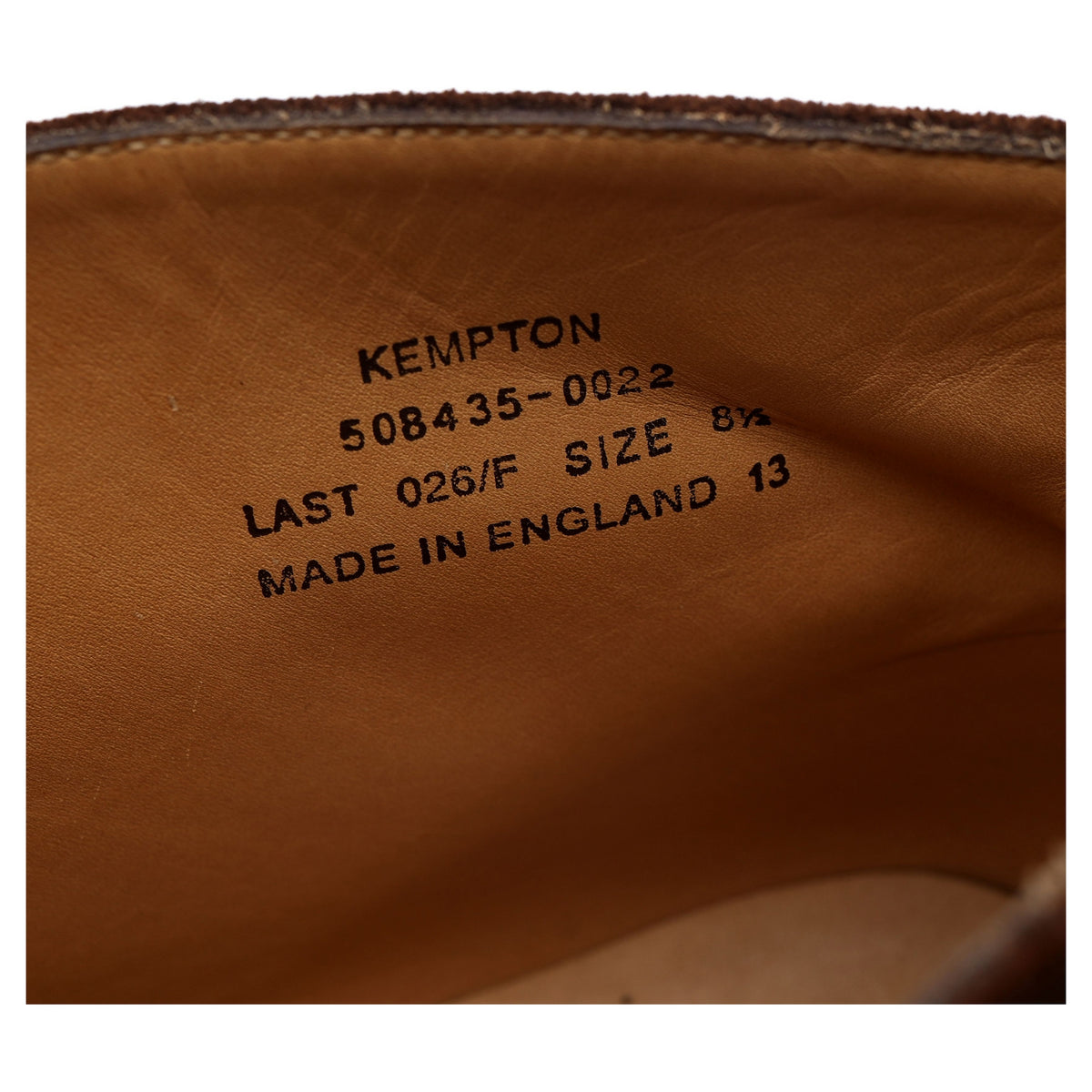 1880 &#39;Kempton&#39; Brown Suede Chukka Boots UK 8.5 F