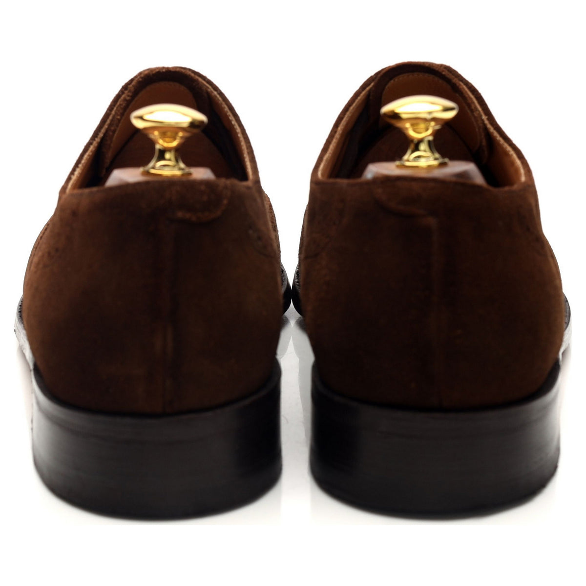 &#39;Albert&#39; Brown Suede Oxford Brogues UK 10.5 G