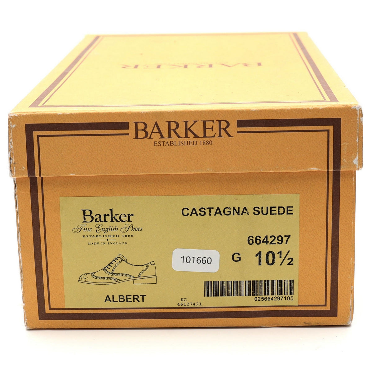 &#39;Albert&#39; Brown Suede Oxford Brogues UK 10.5 G