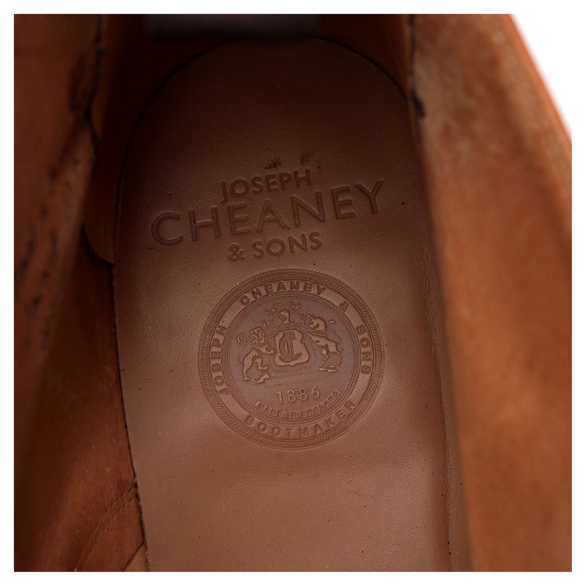 &#39;Jackie III&#39; Tan Brown Grain Leather Chukka Boots UK 8.5 F