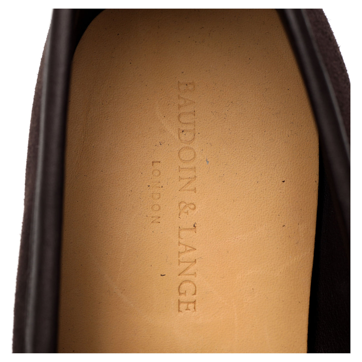 &#39;Grand Seine&#39; Dark Brown Suede Tassel Loafers UK 7.5