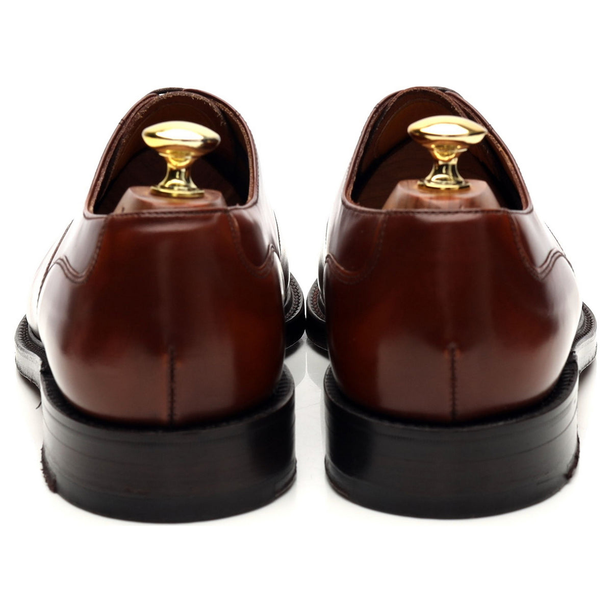 Vintage &#39;Stanford&#39; Brown Leather Oxford UK 8.5 EF