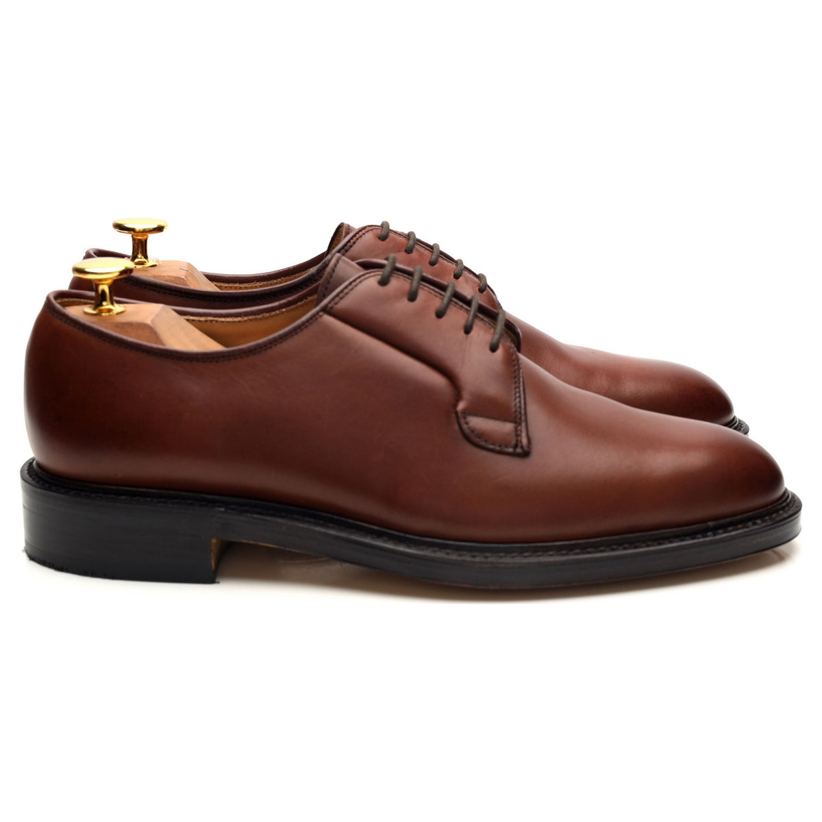 Vintage &#39;Brixham&#39; Brown Leather Derby UK 6.5 FG