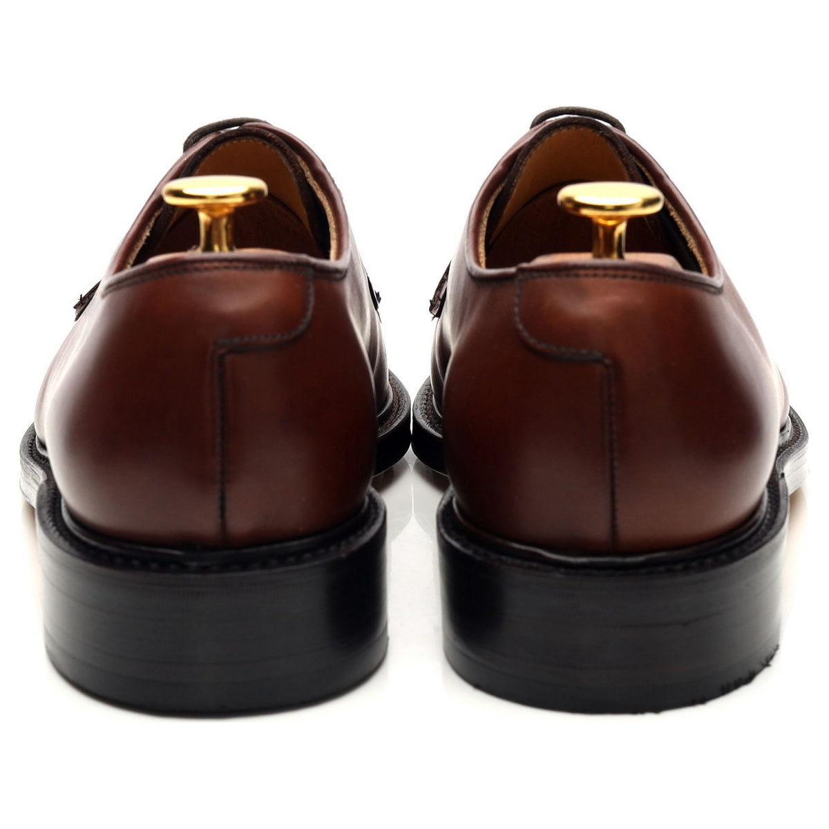 Vintage &#39;Brixham&#39; Brown Leather Derby UK 6.5 FG