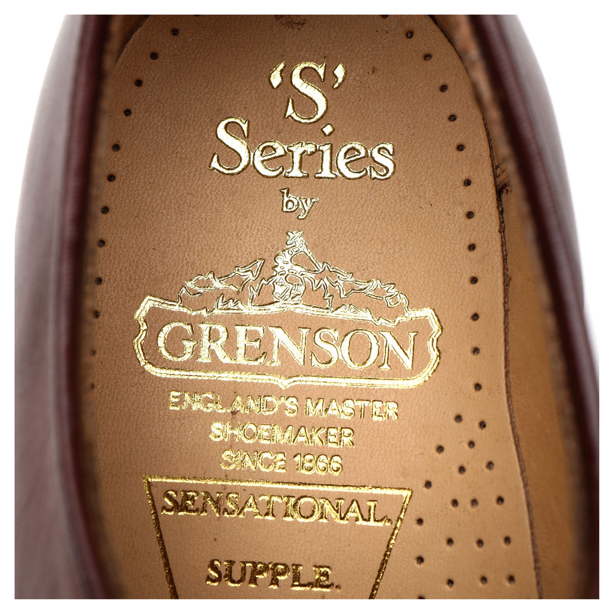 Vintage &#39;Brixham&#39; Brown Leather Derby UK 6.5 FG