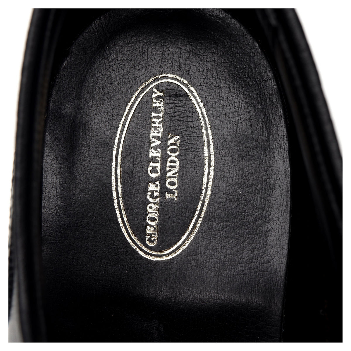 &#39;Henry&#39; Black Leather Derby Brogues UK 7 E