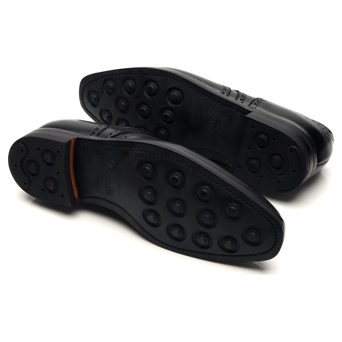 &#39;Henry&#39; Black Grain Leather Derby Brogues UK 6.5 E