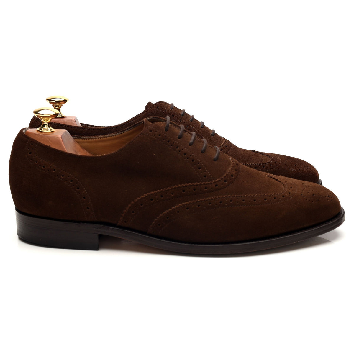 &#39;Albert&#39; Brown Suede Oxford Brogues UK 9 G