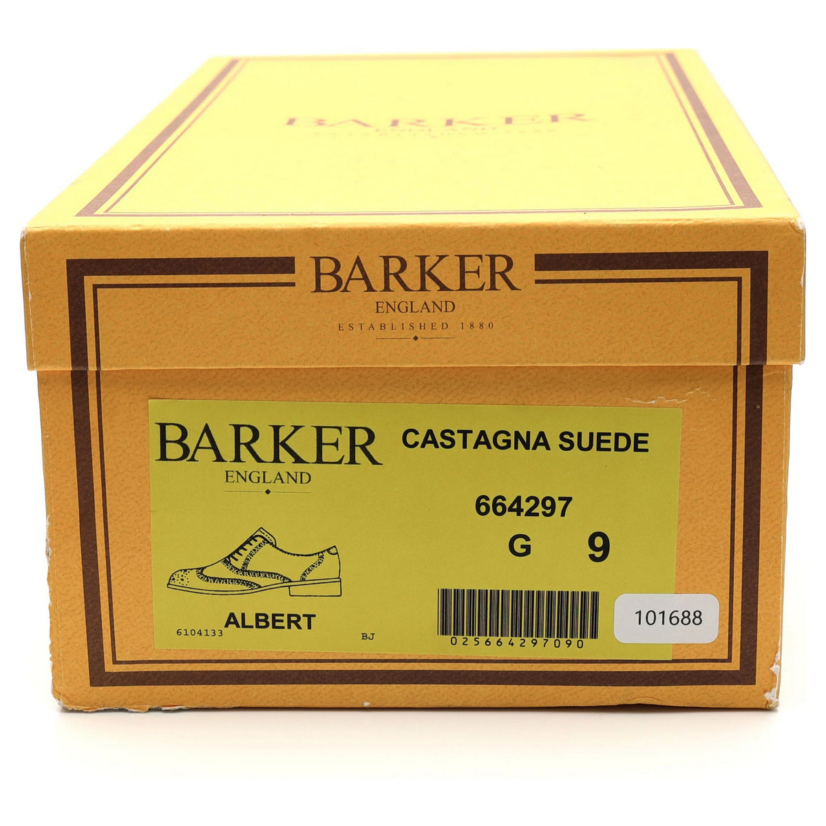&#39;Albert&#39; Brown Suede Oxford Brogues UK 9 G