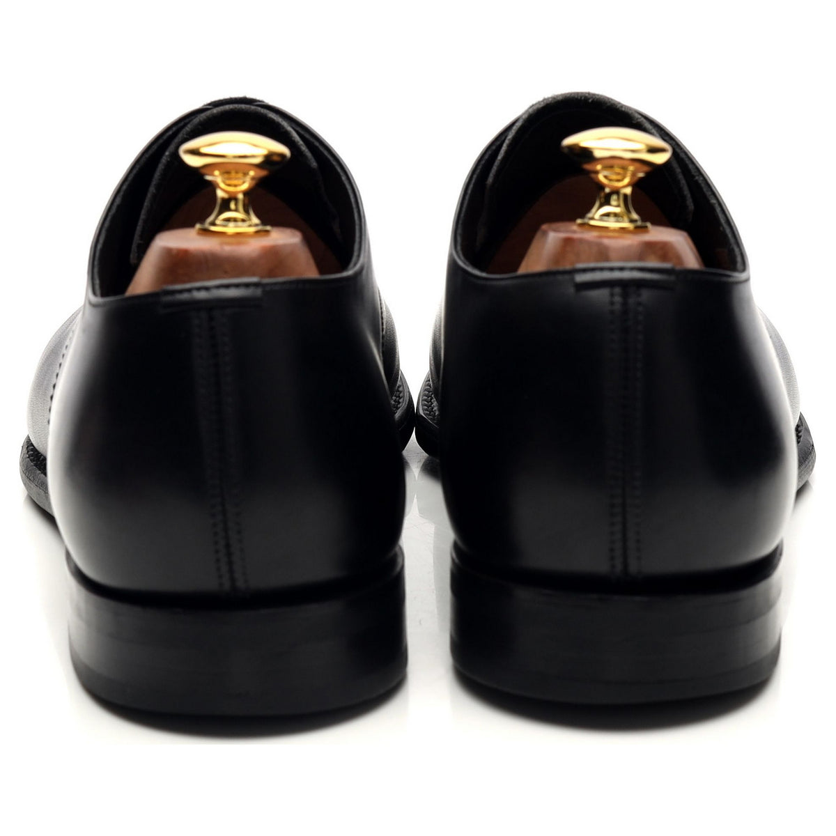 &#39;Pamington&#39; Black Leather Oxford UK 9.5 F
