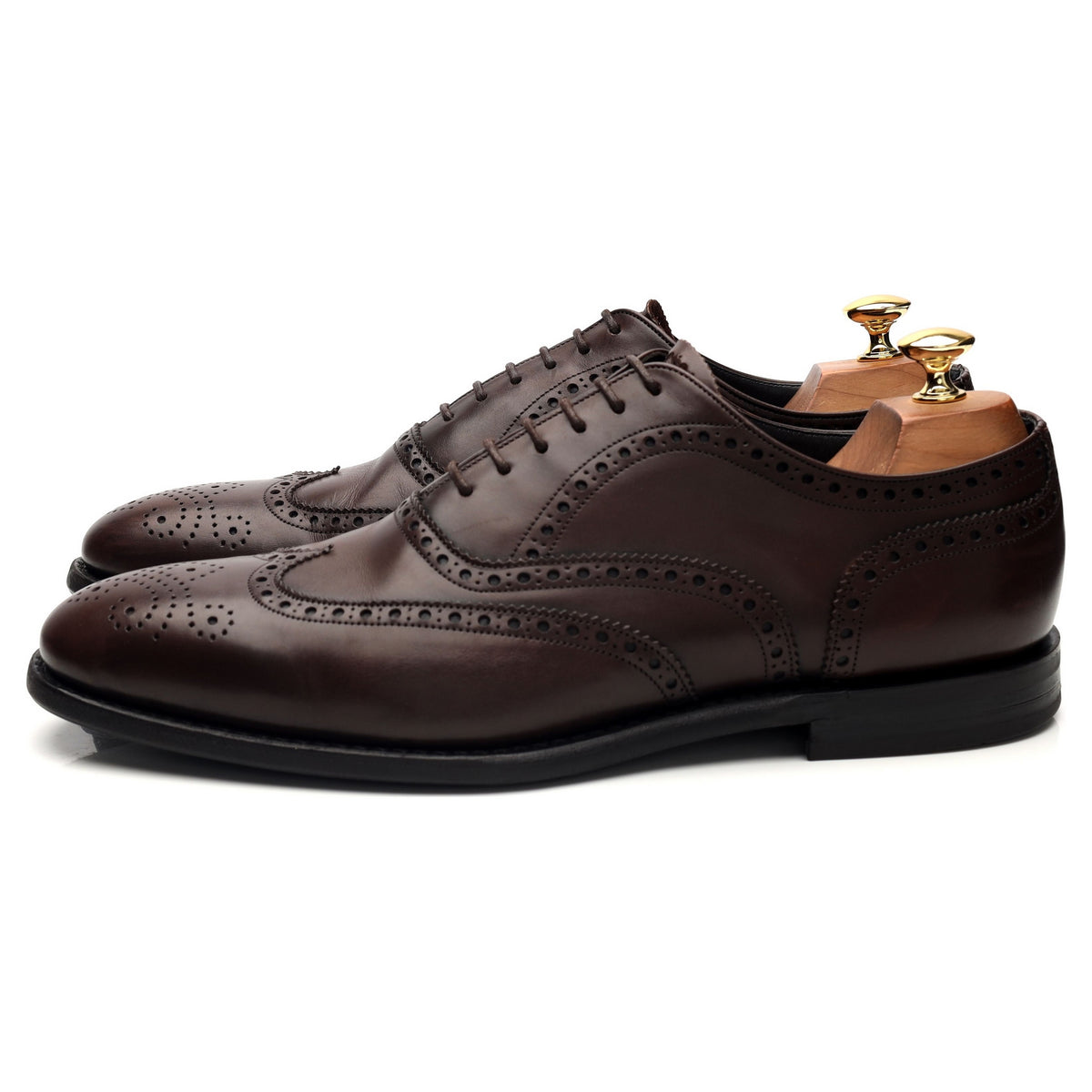 &#39;Parkstone&#39; Brown Leather Oxford Brogues UK 9.5 F
