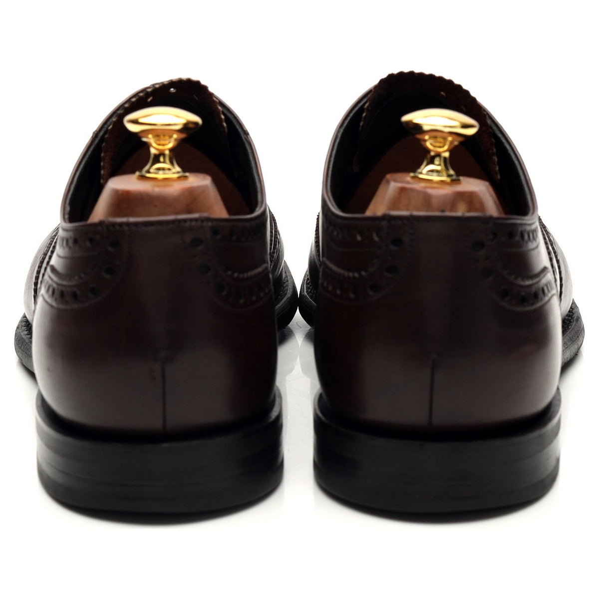 &#39;Parkstone&#39; Brown Leather Oxford Brogues UK 9.5 F