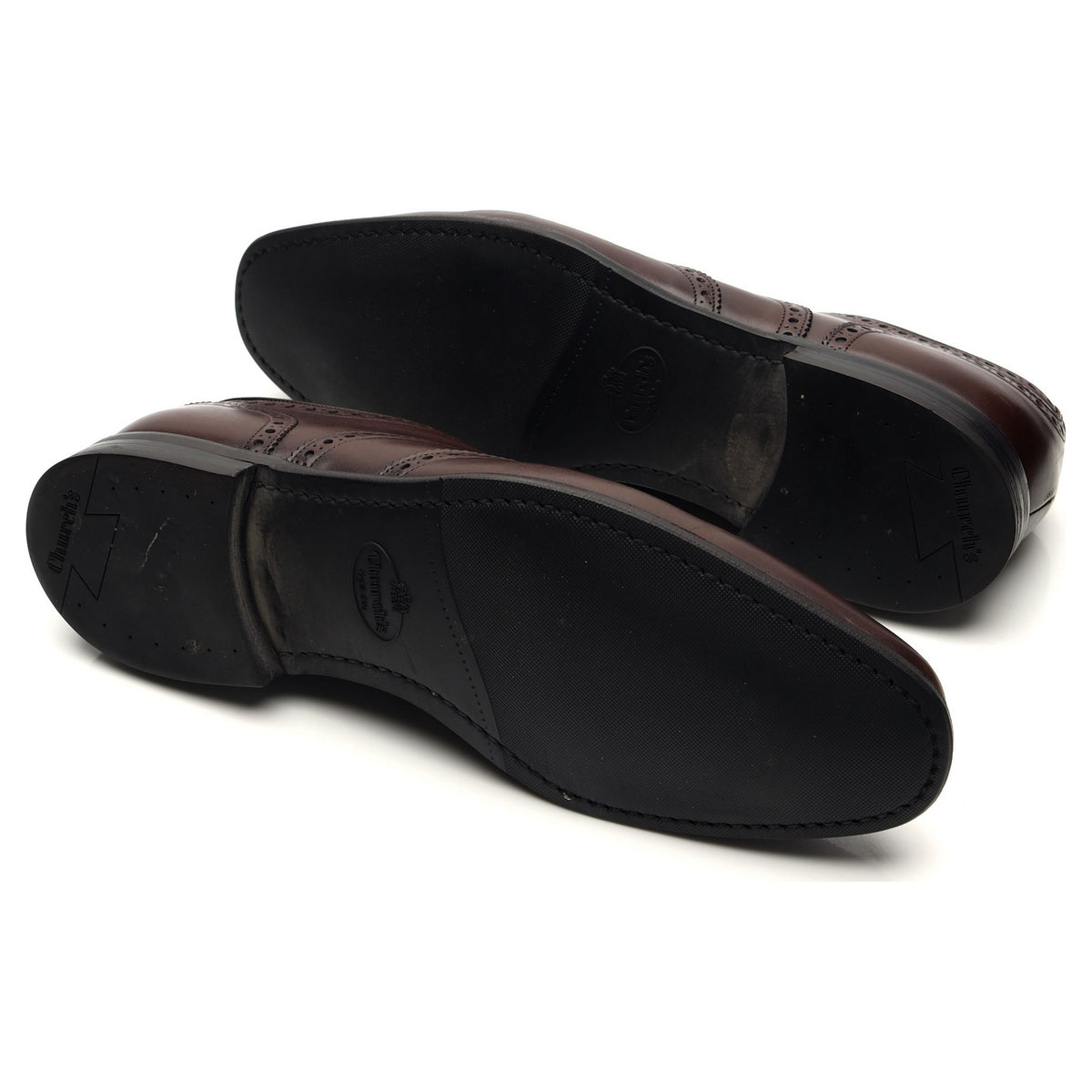 &#39;Parkstone&#39; Brown Leather Oxford Brogues UK 9.5 F