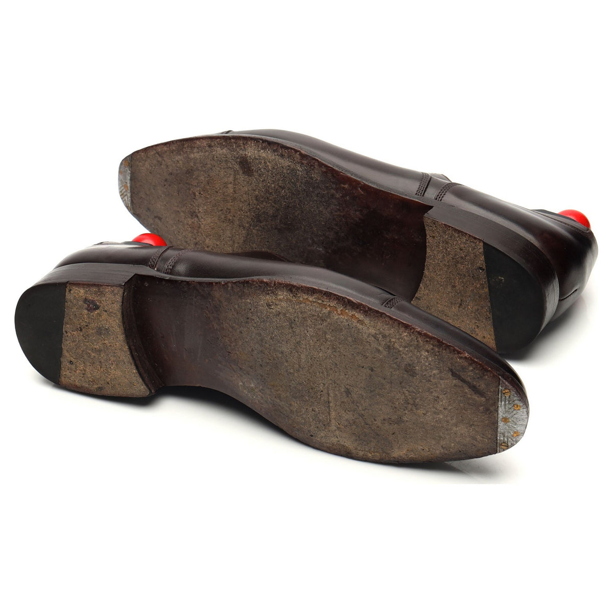 &#39;Magnolia&#39; Dark Brown Museum Leather Oxford UK 9 E