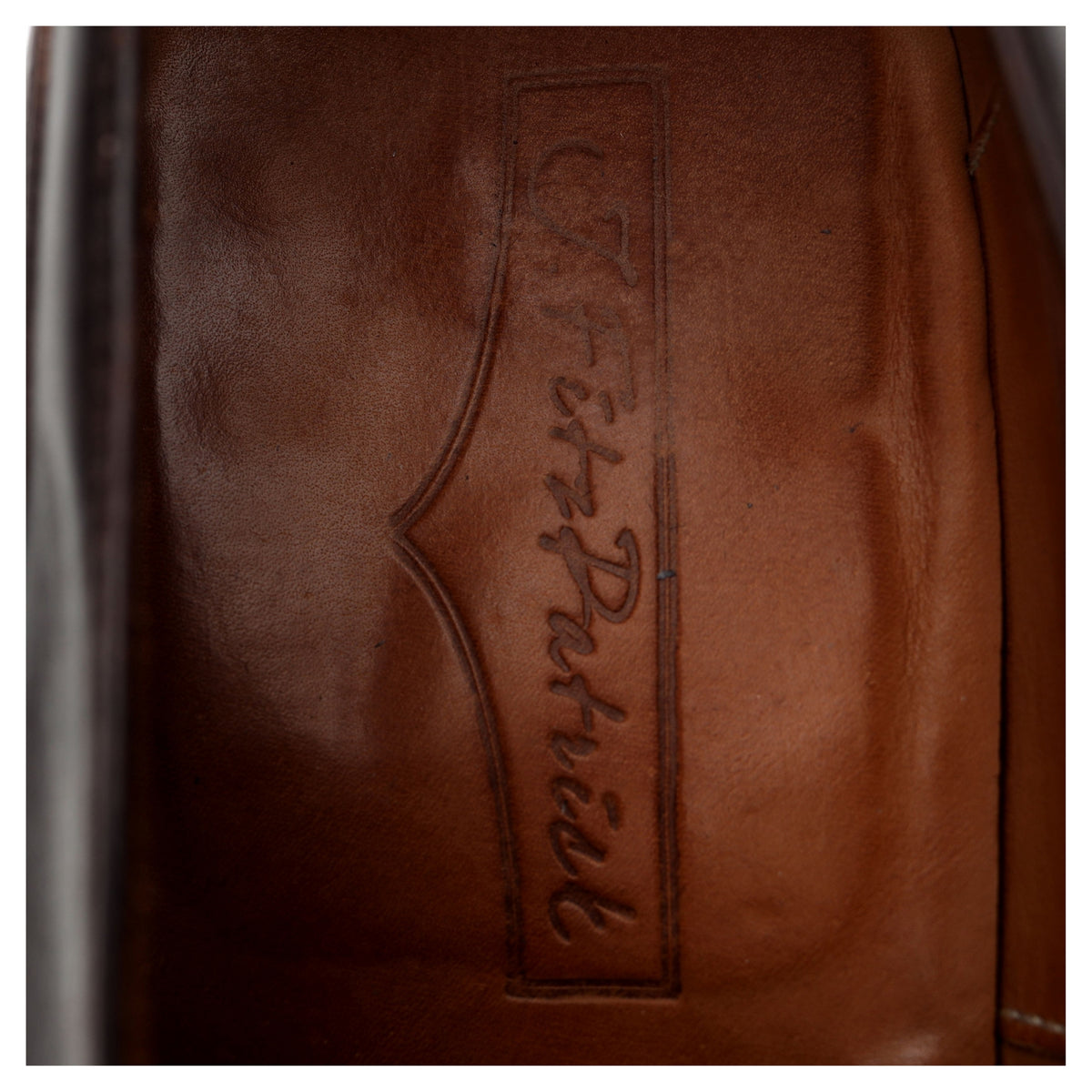 &#39;Magnolia&#39; Dark Brown Museum Leather Oxford UK 9 E