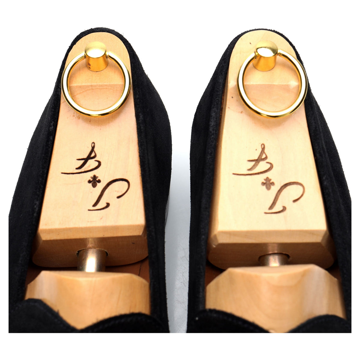 &#39;Meridian&#39; Black Suede Butterfly Loafers UK 9 E