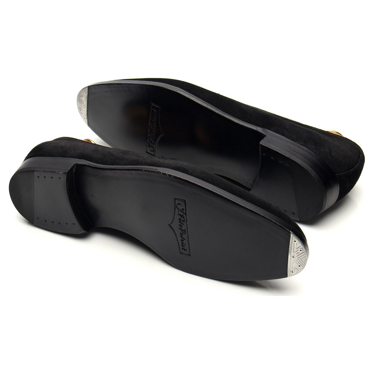 &#39;Meridian&#39; Black Suede Butterfly Loafers UK 9 E