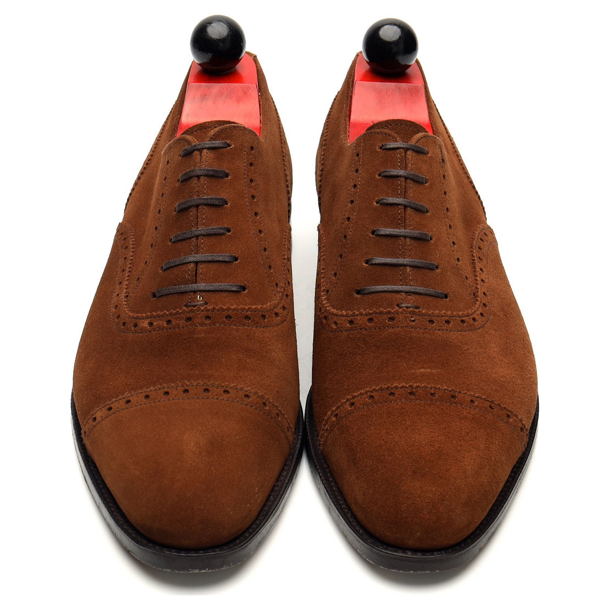 &#39;Redmond III&#39; Snuff Brown Suede Oxford Brogues UK 9 E