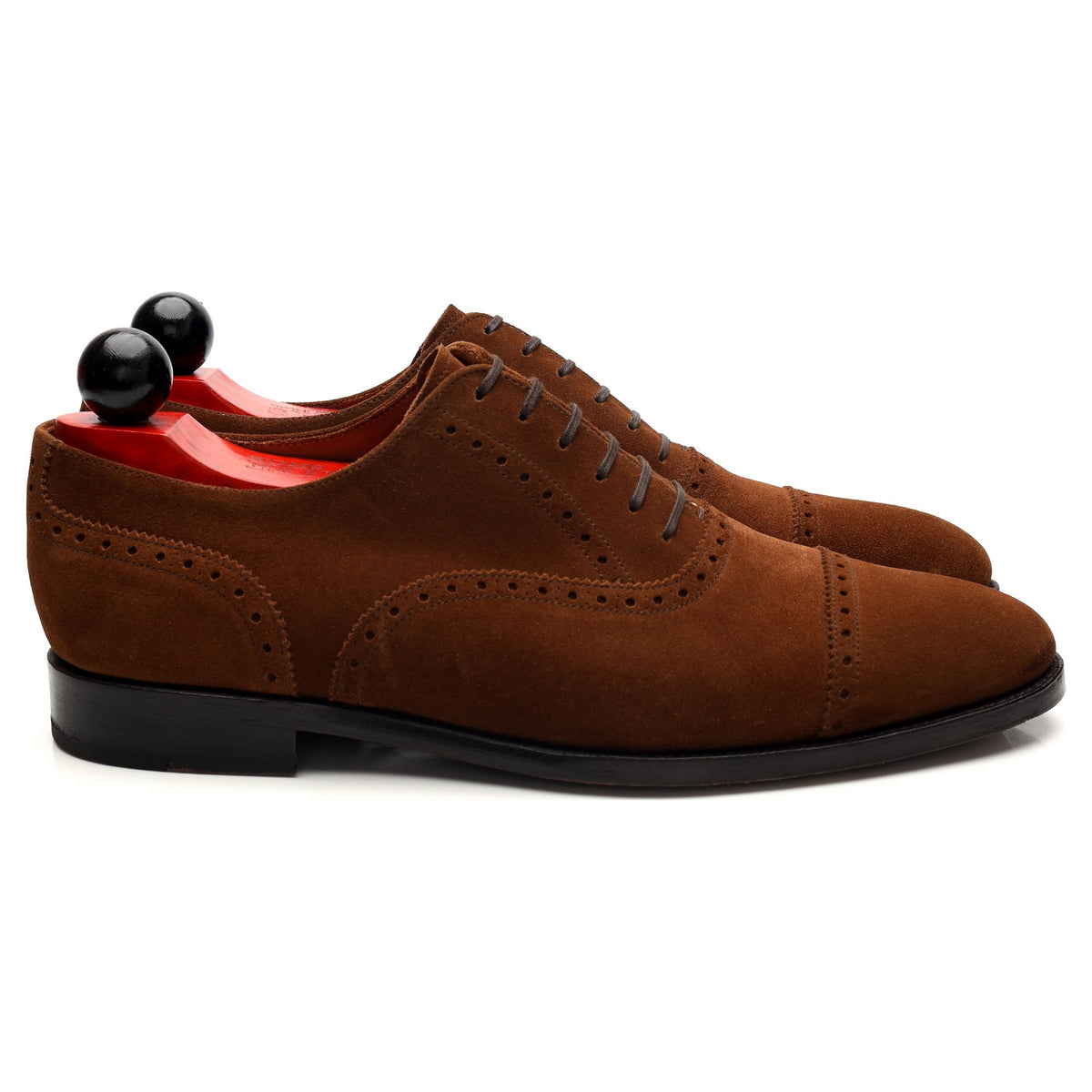 &#39;Redmond III&#39; Snuff Brown Suede Oxford Brogues UK 9 E