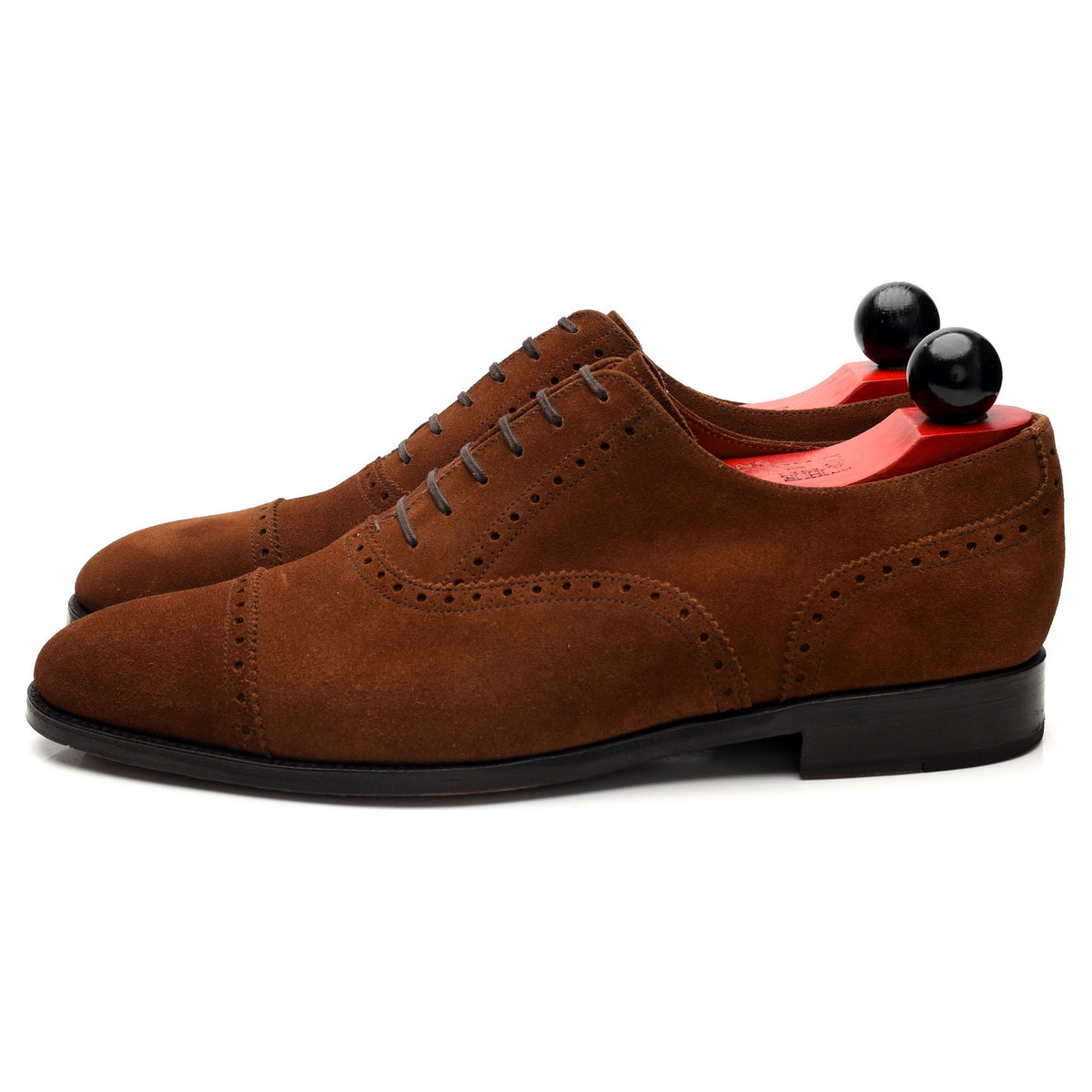 &#39;Redmond III&#39; Snuff Brown Suede Oxford Brogues UK 9 E