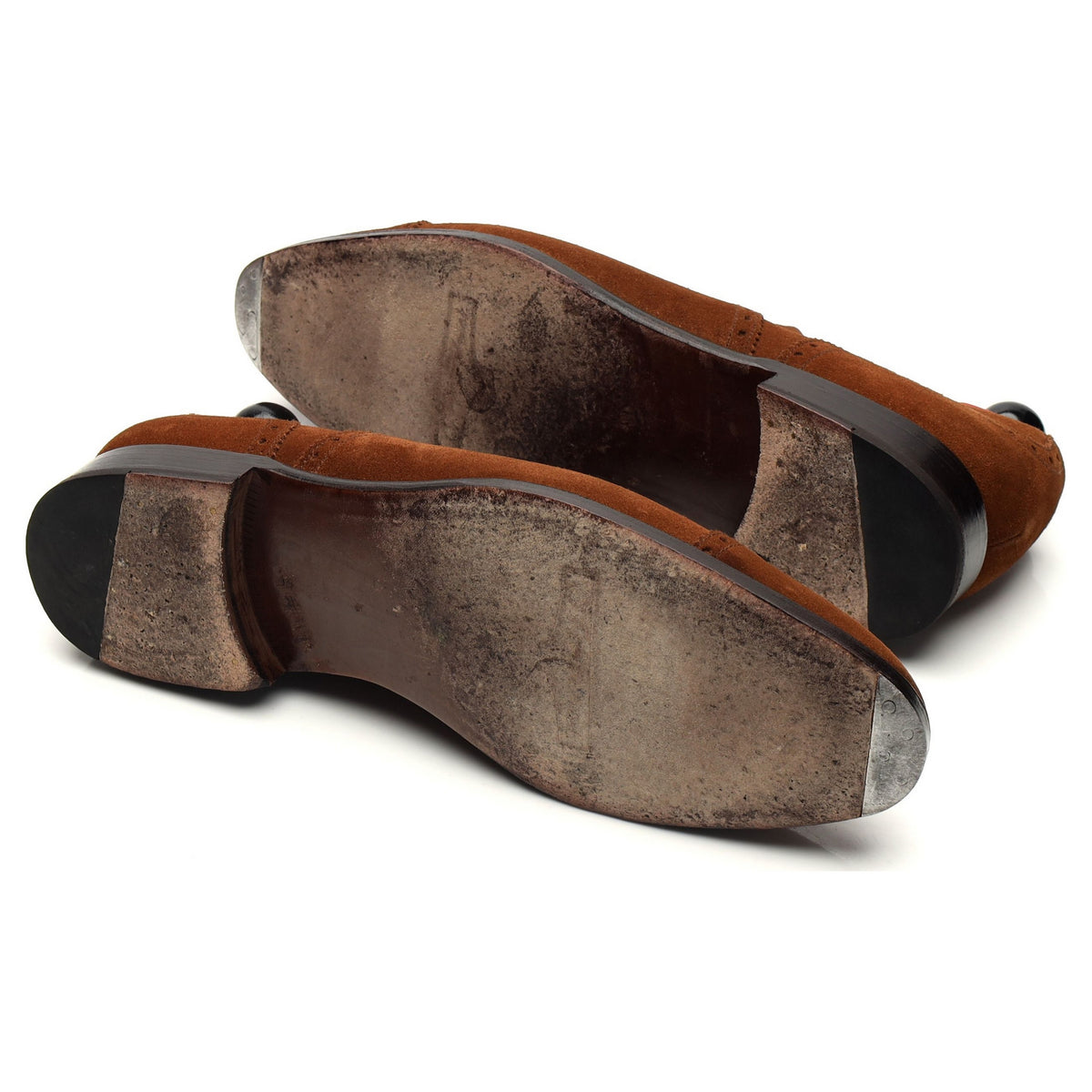 &#39;Redmond III&#39; Snuff Brown Suede Oxford Brogues UK 9 E