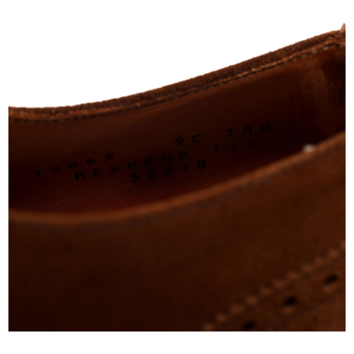 &#39;Redmond III&#39; Snuff Brown Suede Oxford Brogues UK 9 E
