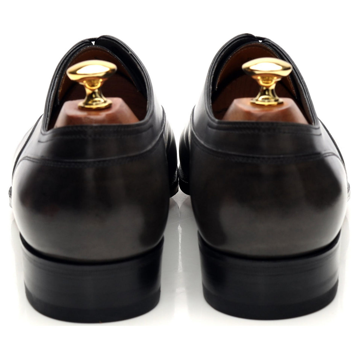 &#39;Alford&#39; Dark Grey Leather Oxford UK 9.5 E