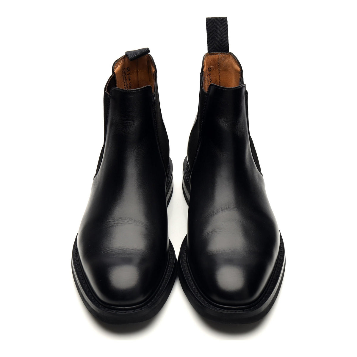 &#39;Goodward&#39; Black Leather Chelsea Boots UK 6.5 F