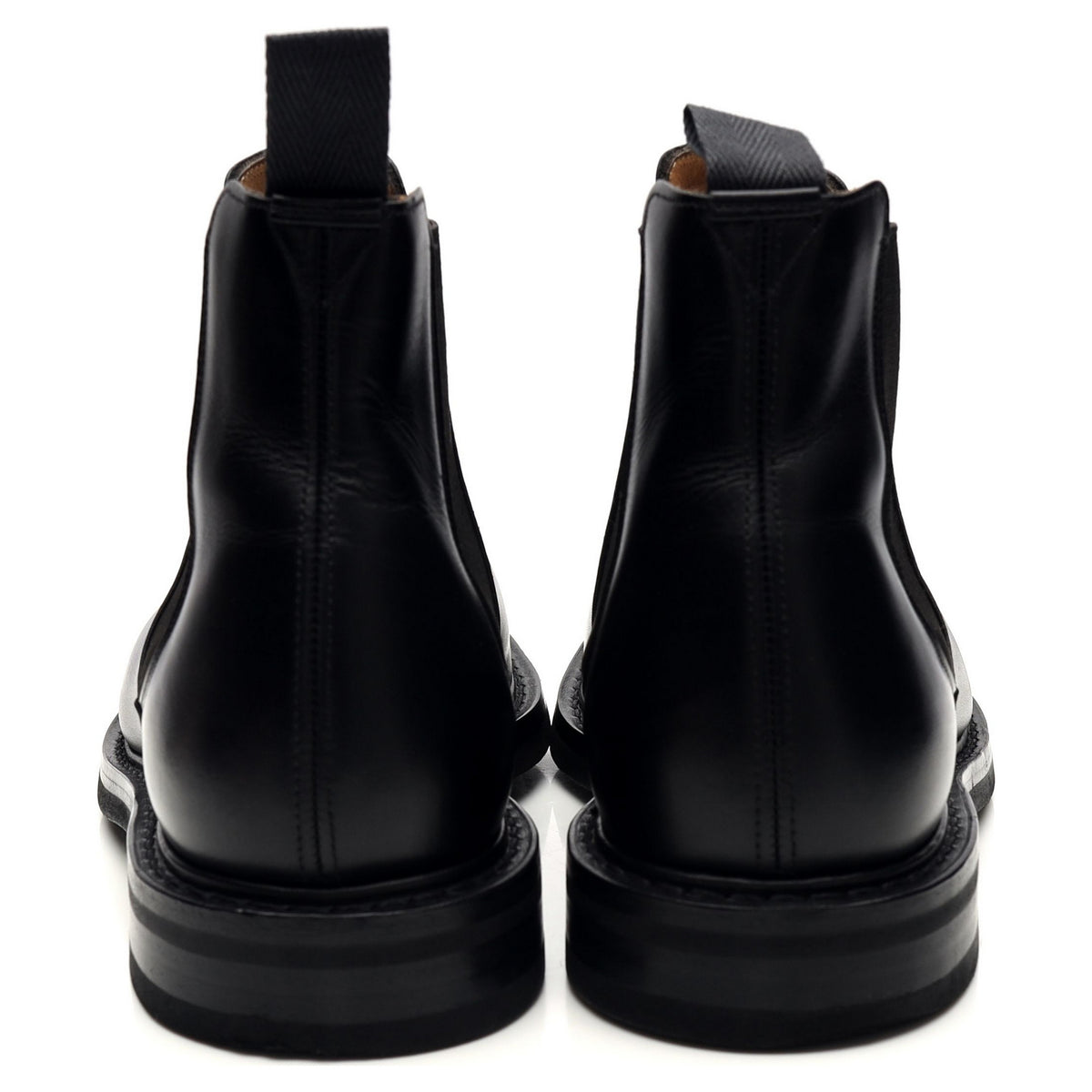 &#39;Goodward&#39; Black Leather Chelsea Boots UK 6.5 F