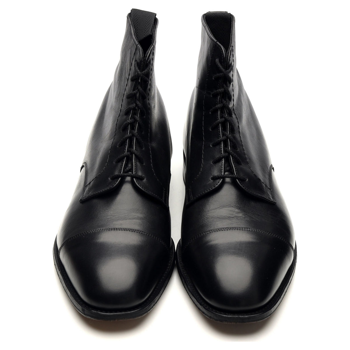 Loake &#39;Stratford&#39; Black Leather Boots UK 9.5 F