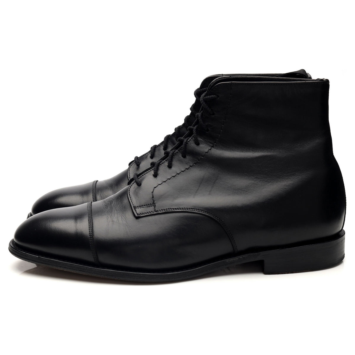 Loake &#39;Stratford&#39; Black Leather Boots UK 9.5 F