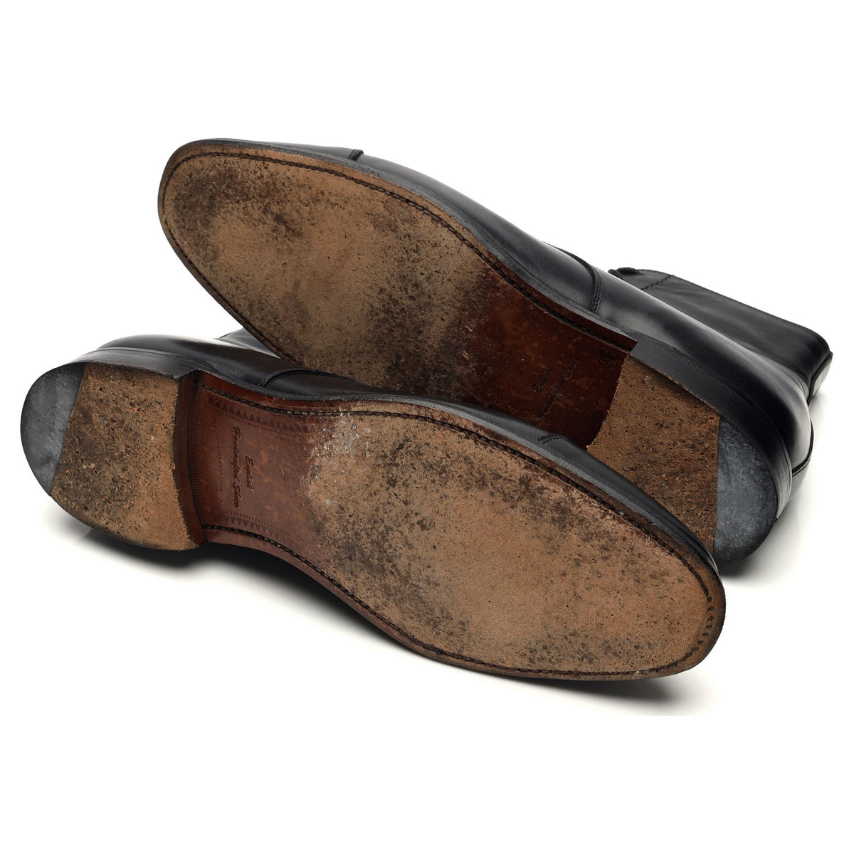 Loake &#39;Stratford&#39; Black Leather Boots UK 9.5 F