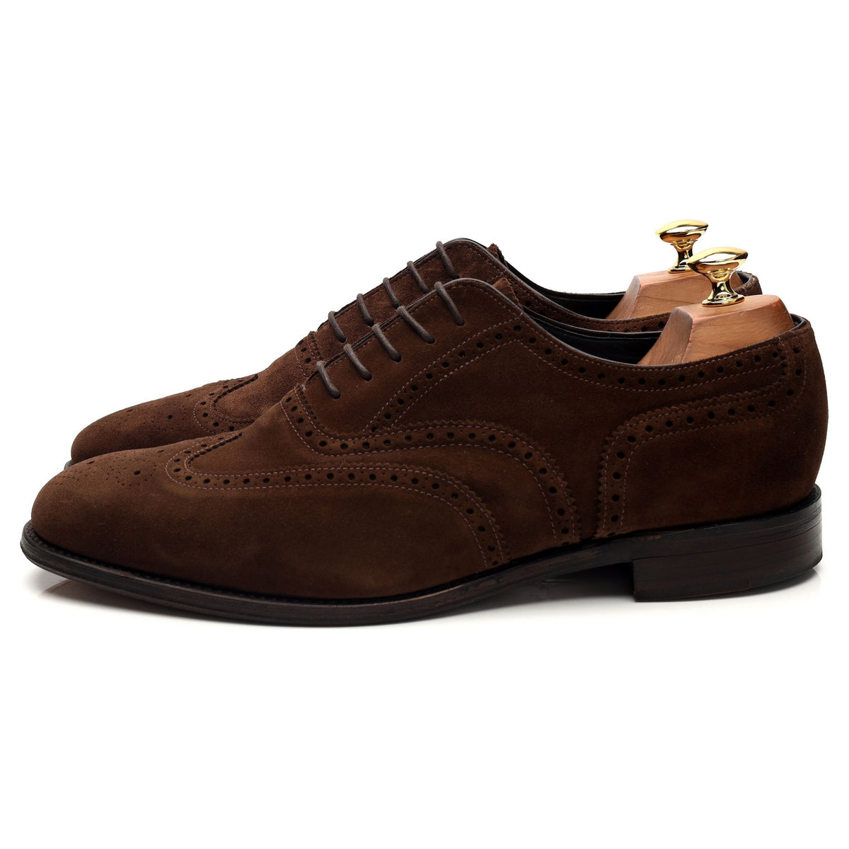 Loake &#39;Richmond&#39; Brown Suede Oxford Brogues UK 10 G