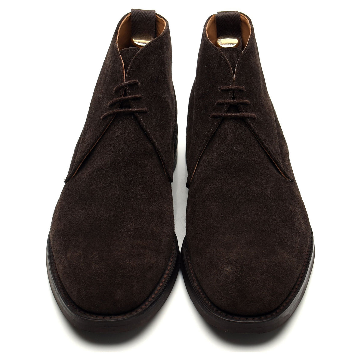 &#39;Jackie III&#39; Dark Brown Suede Chukka Boots UK 11 F