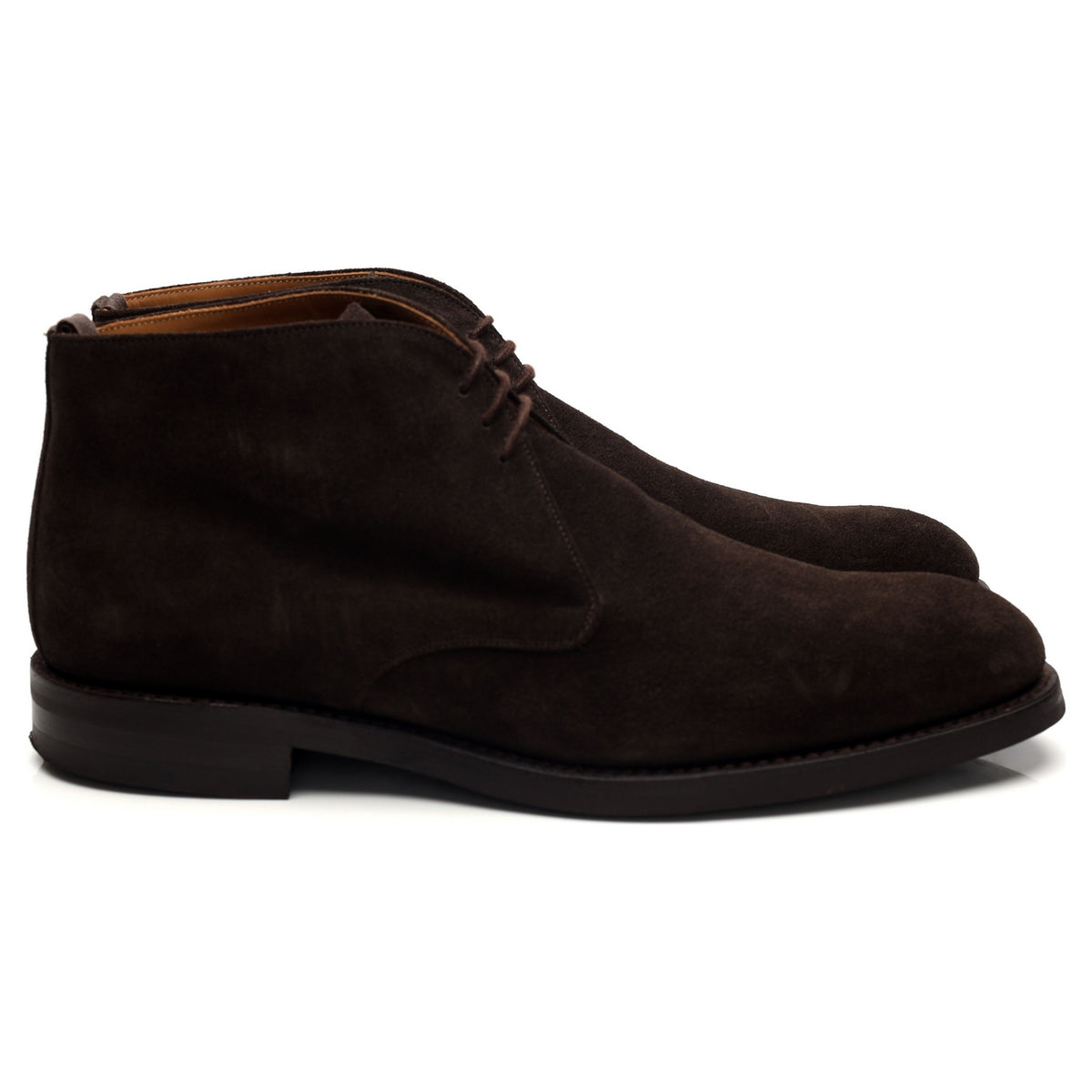 &#39;Jackie III&#39; Dark Brown Suede Chukka Boots UK 11 F