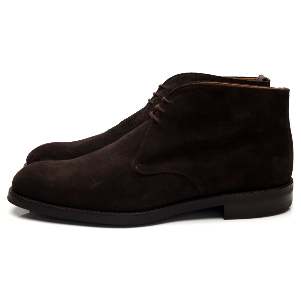&#39;Jackie III&#39; Dark Brown Suede Chukka Boots UK 11 F