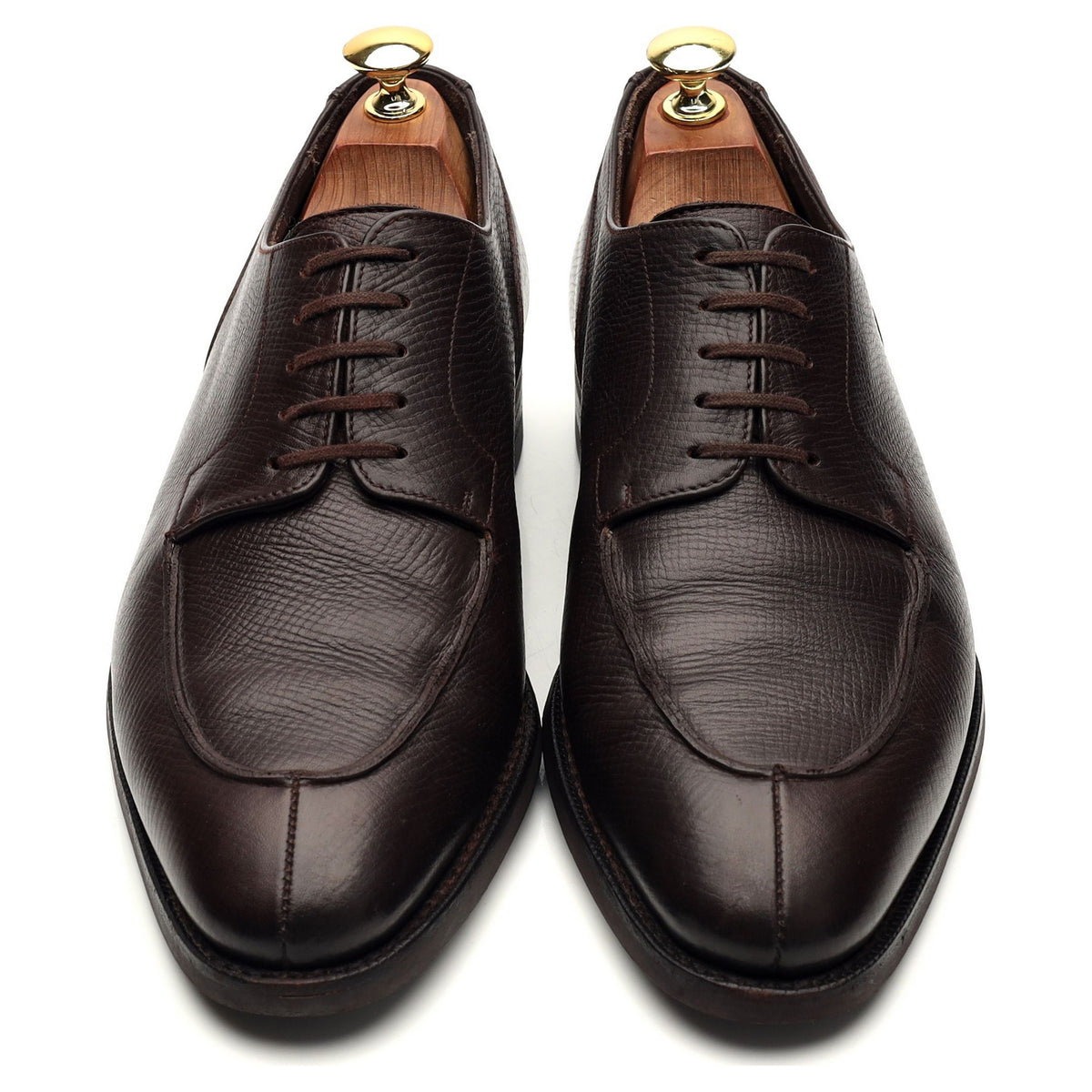 &#39;George&#39; Dark Brown Split Toe Derby UK 8