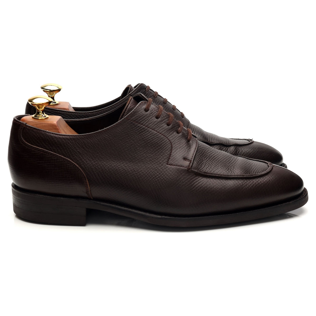 &#39;George&#39; Dark Brown Split Toe Derby UK 8