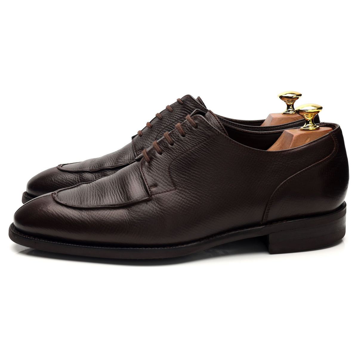 &#39;George&#39; Dark Brown Split Toe Derby UK 8