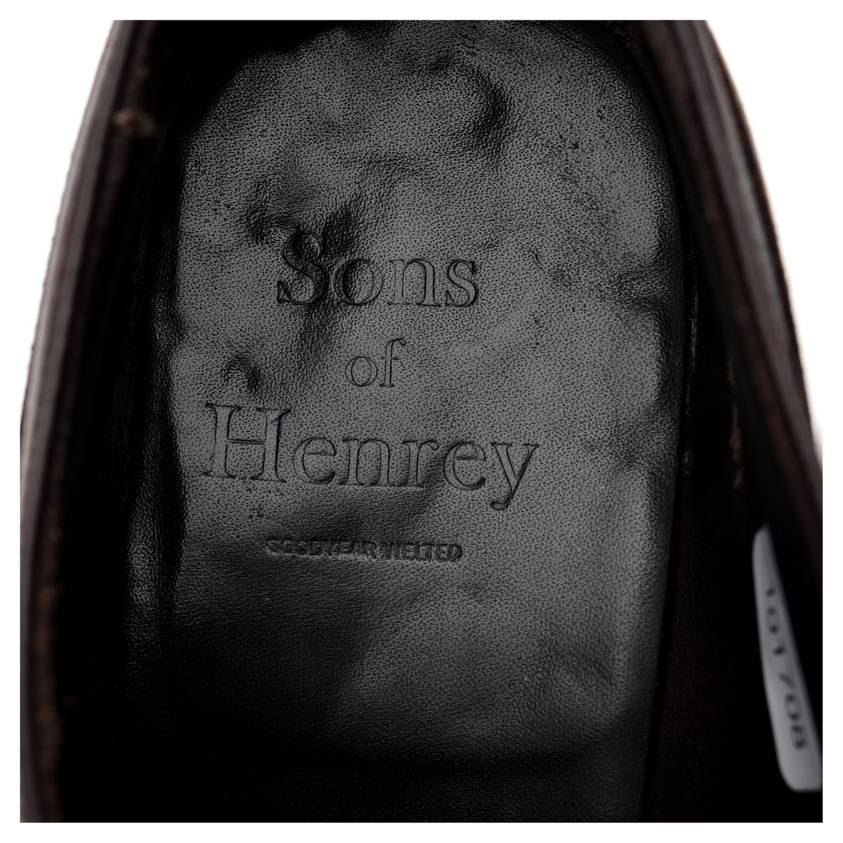 &#39;George&#39; Dark Brown Split Toe Derby UK 8